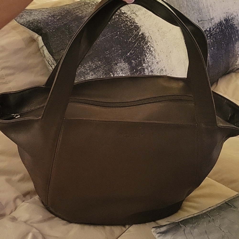 Vintage chocolate brown Coach Tote